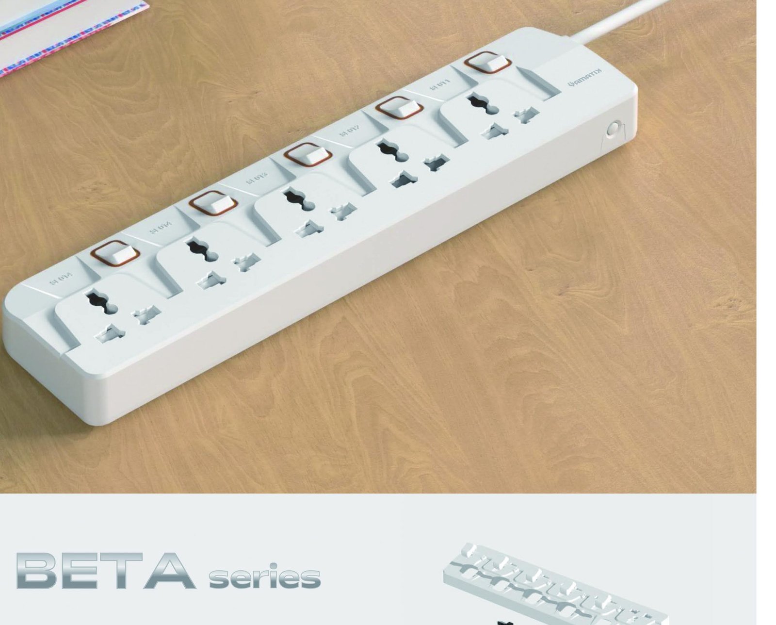 YAMATIK universal power strip in a real catalogue scene