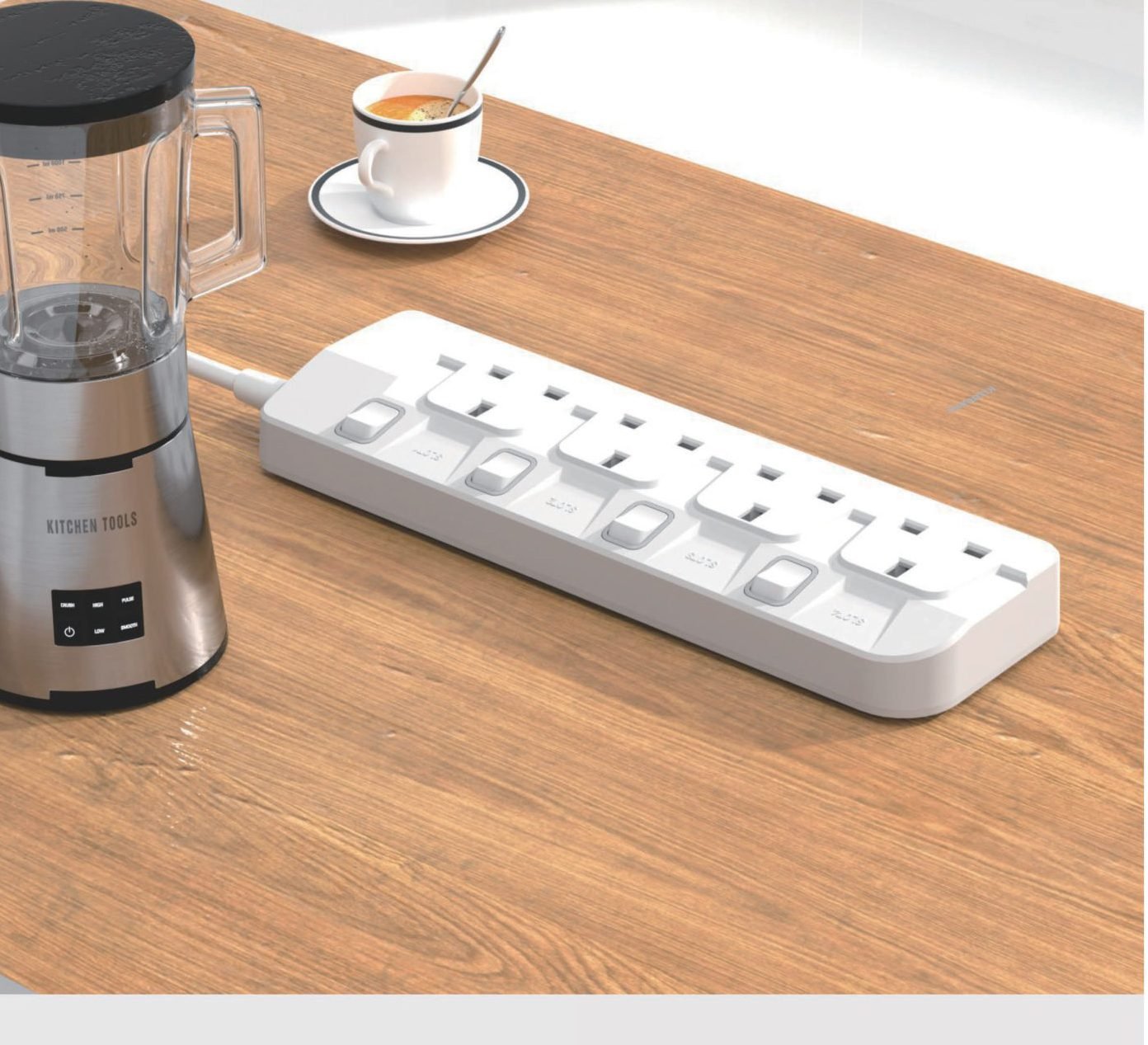 BETA English Type power strip in a real interior from the YAMATIK catalogue