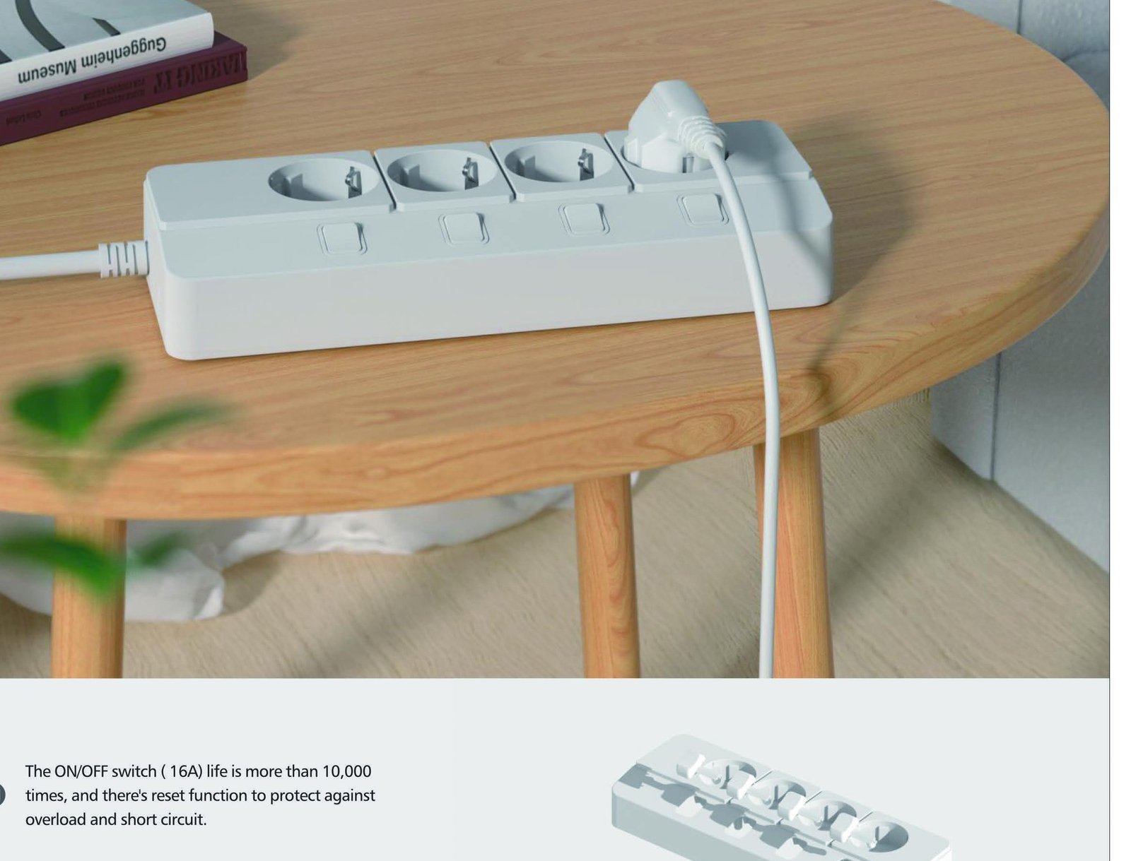 YAMATIK X-MAN Schuko power strip in a real catalogue scene